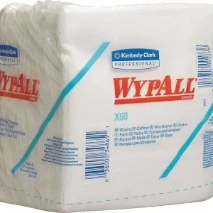 Wischtuch X60 6034 L.ca.310 mmxB.ca.320mm weiß 1-lagig 12 Btl.à 76 Tü.WYPALL Neue Ware