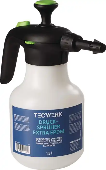 Drucksprüher Extra EPDM 1,5l EPDM-Dichtung,beschichtete Feder TECWERK Kracherpreis