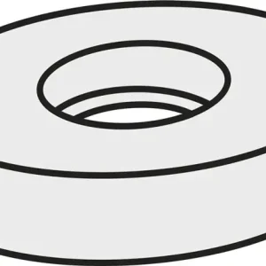 Wendeplatten-Unterlegscheibe ISO RCU 250600:GJ11 Brutto-G.28,69g Farbe Silber VE: 10 Stück Bestpreis