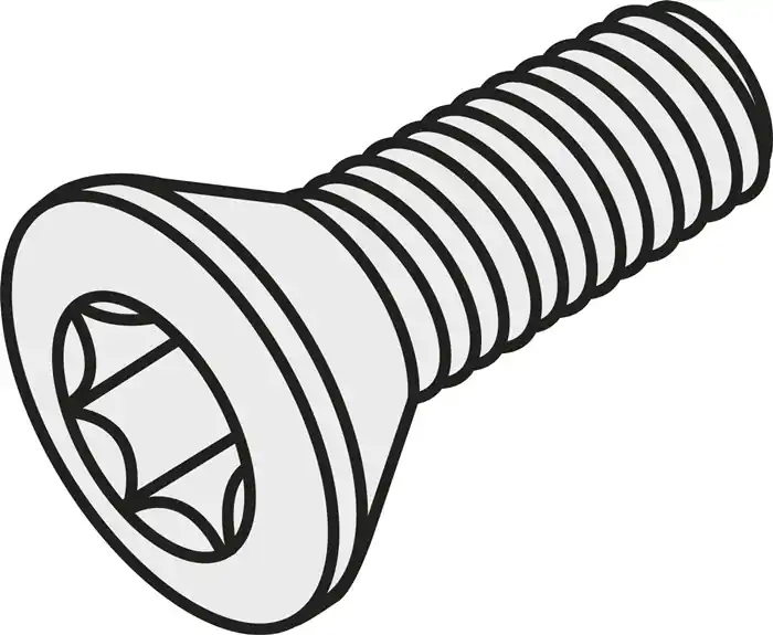 Torx-Senkkopfschraube ISO US 2002-T15P Bruttogewicht 0,7g PRAMET Bestpreis