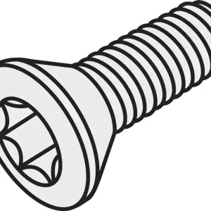 Torx-Senkkopfschraube ISO US 2008-T25P Bruttogewicht 2,4g PRAMET Bestseller