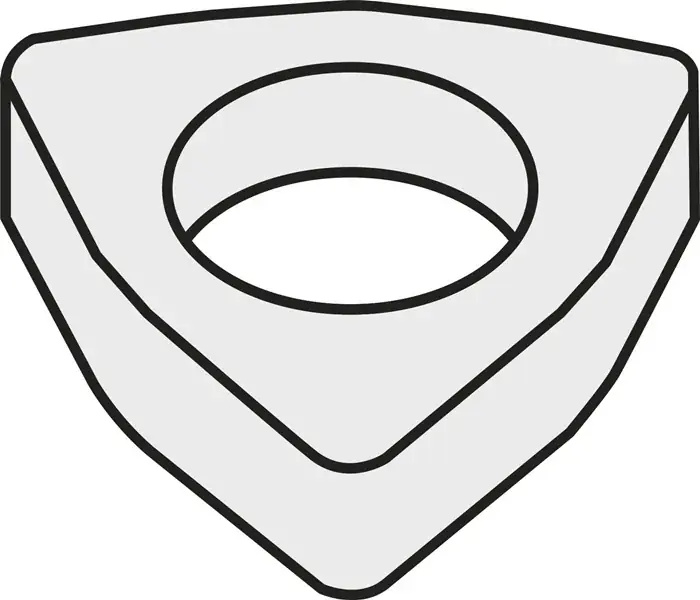 Kracherpreis Wendeplatten-Unterlegscheibe ISO WNW 080412:GJ11 Bruttogewicht 8,05g PRAMET VE: 10 Stück