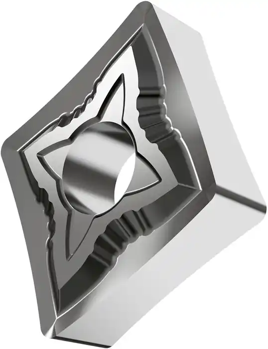 Begrenztes Angebot Drehwendeschneidplatte ISO CNMG 120408E-SF:H07 Bohrungs-D. 5,16mm Farbe Silber VE: 10 Stück
