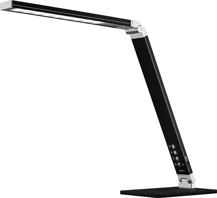 Sonderangebot Schreibtischleuchte Magic Light Alu.schwarz H.max.420mm Standfuß m.LED HANSA