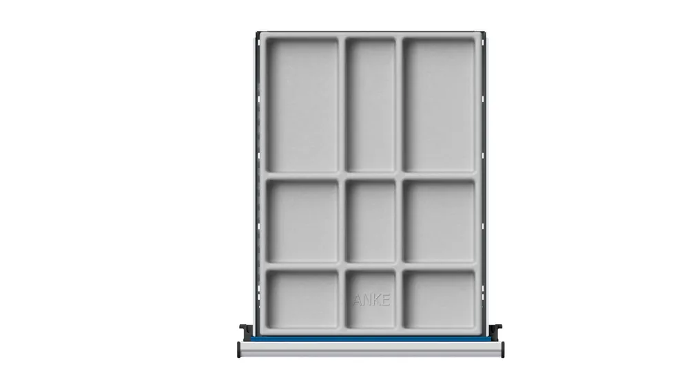 ULMIA Facheinsatz aus Kunststoff für Schublade 410x540 mit Lochboden - ab FH90 Nur Heute