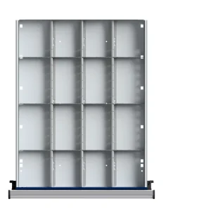 ULMIA 1/4 Teilung für Schublade 410x540 mit Lochboden - FH90-150 WH60 Finale Aktion