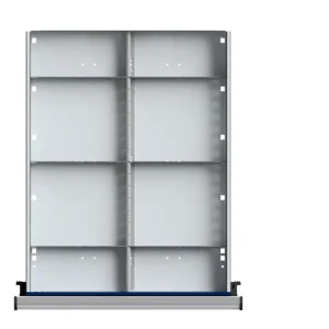 Aktuell ULMIA 1/2 Teilung für Schublade 410x540 mit Lochboden - FH180-360 WH150