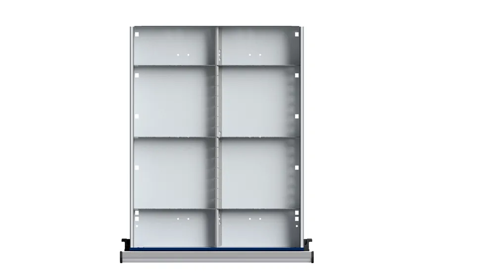 Aktuell ULMIA 1/2 Teilung für Schublade 410x540 mit Lochboden - FH180-360 WH150