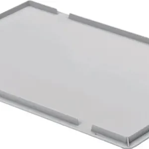 Auflagedeckel L600xB400mm hellgrau PP f.Beh.600x400mm UNISTA Markenprodukt
