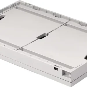 Knallerangebot Faltbox L600xB400xH323mm Inh.67l hellgrau o.Deckel PP Durchfassgriffe