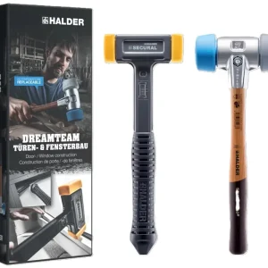 HALDER Aktionsbox SIMPLEX-Schonhammer 50:40, TPE-soft / TPE-mid und SECURAL plus-Schonhammer Neu