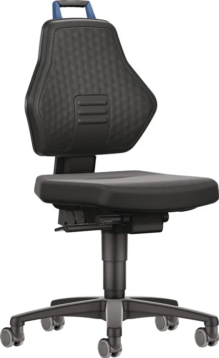 Online Kaufen Arbeitsdrehstuhl Rl.Supertec schwarz Grifffarbe blau 450-600mm TECWERK