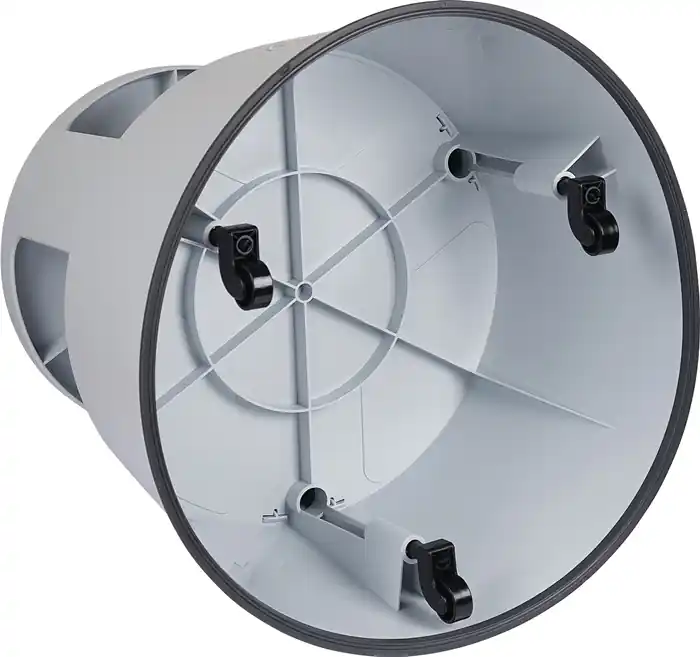 Rollhocker PP & TPE lichtgrau H.mit/ohne Belastung 420/428mm Preisreduziert