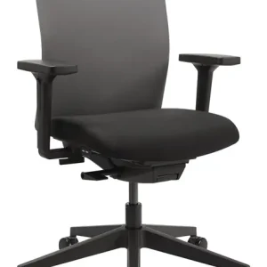 Bürodrehstuhl Synchr.-M.schwarz/grau 420-540mm m.Lehnen Trgf.110kg TOPSTAR Kracherpreis