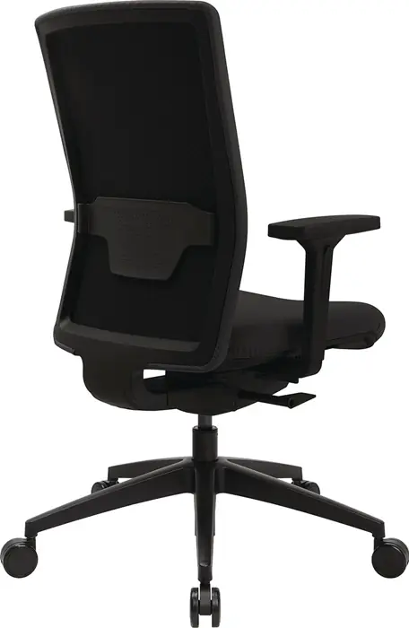 Bürodrehstuhl Synchr.-M.schwarz 450-570mm m.Lehnen Trgf.110kg TOPSTAR Zertifiziert