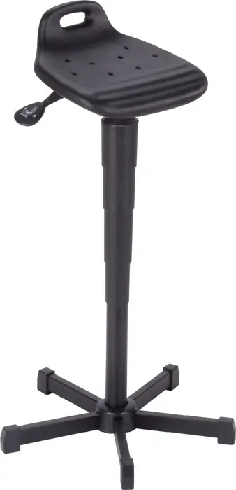 Stehhilfe PU-Schaum Sitz-H.610-880mm STA schwarz Tragegriff MEY Neu Im Sortiment