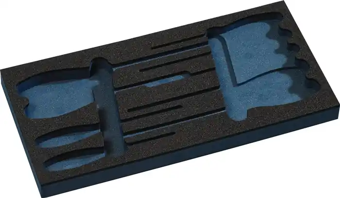 Werkzeugmodul Leereinlage 1/3-Modul 2000 871 238 9-tlg.TECWERK Billig
