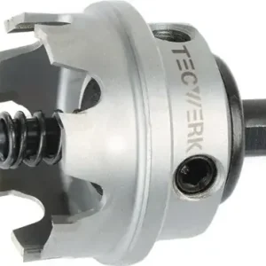 Begrenztes Angebot Lochsäge D.60 (PG48)mm Schnitt-T.4mm HM-bestückt m.Bohrer u.Feder TECWERK