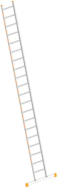 Sonderaktion Layher Sprossenanlegeleiter TOPIC 1054 Aluminium