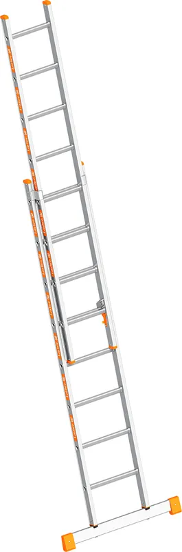 Letzte Chance Layher Schiebeleiter 1035 TOPIC Aluminiumleiter zweiteilig ausziehbar