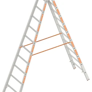 Direkt Vom Hersteller Layher Sprossenstehleiter TOPIC 1039 Aluminiumleiter beidseitig begehbar
