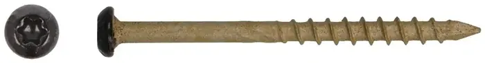 Fassadenschraube AR-coating C4 D4,5xL60mm bronze VE: 2400 Stück Meistverkauft