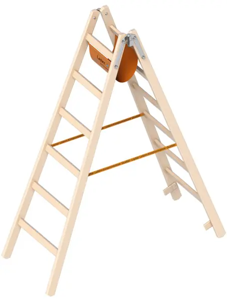 Layher Holzstehleiter 1053 nach Ö-Norm Z1501 Sonderaktion