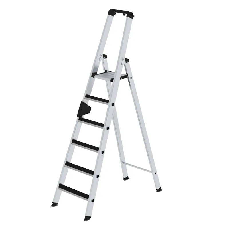 MUNK Stufen-Stehleiter einseitig begehbar mit Clip Step Neue Ware