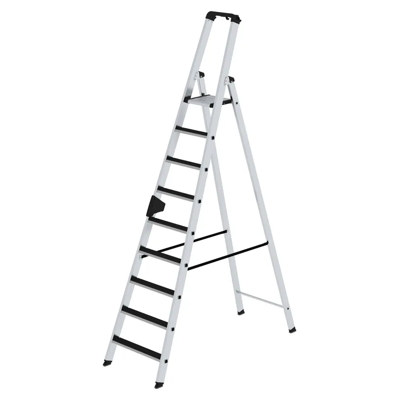 Preisknaller MUNK Stufen-Stehleiter einseitig begehbar mit Clip Step