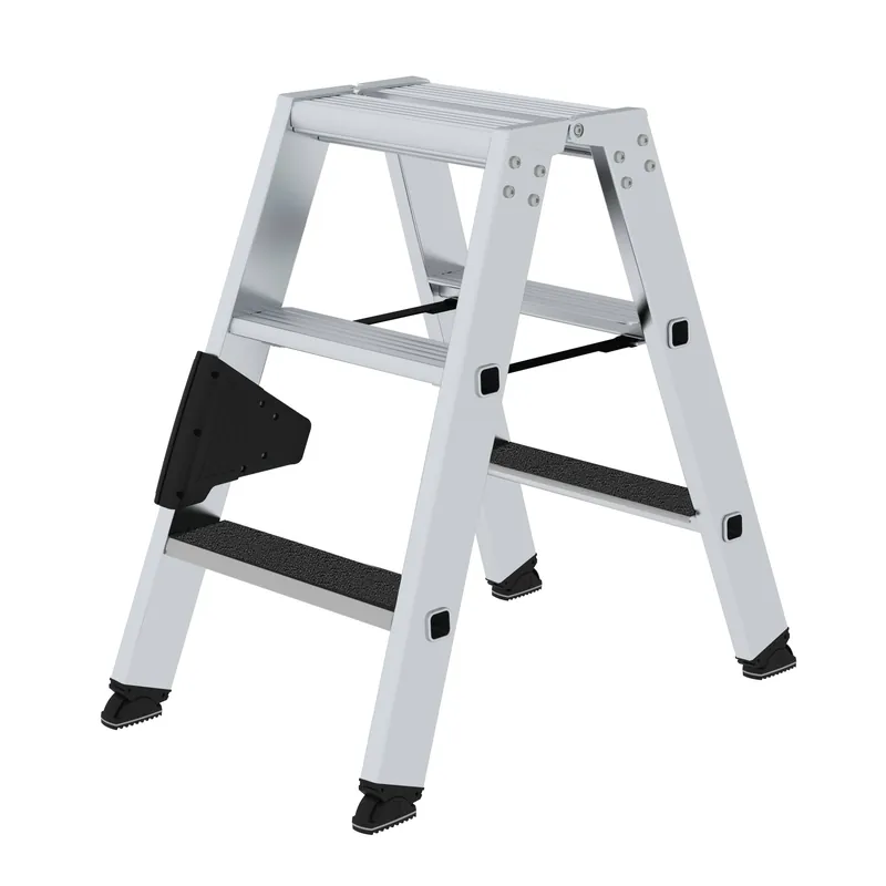MUNK Stufen-Stehleiter beidseitig begehbar mit Clip-Step R13 Mega-Angebot