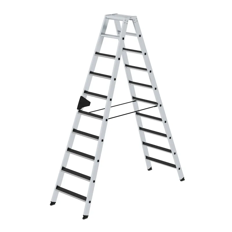 Markenware MUNK Stufen-Stehleiter beidseitig begehbar mit Clip-Step R13