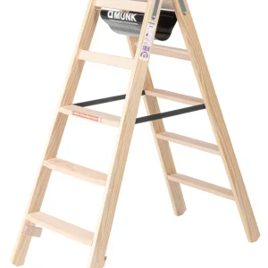 Nur Heute MUNK Stufen-Stehleiter Holz