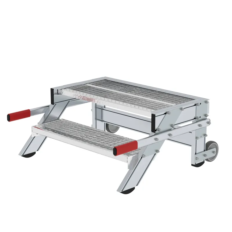 Markenware MUNK Arbeitspodest fahrbar mit 240 mm Stufen