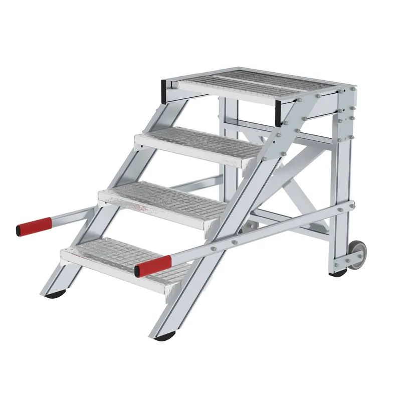MUNK Arbeitspodest fahrbar mit 240 mm Stufen Sichere Zahlung