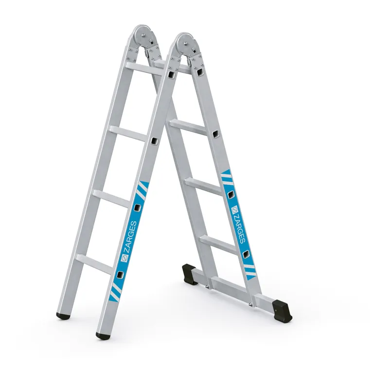 Begrenztes Angebot ZARGES Gebördelte Mehrzweck-Klappleiter Combimaster X - 2-teilig