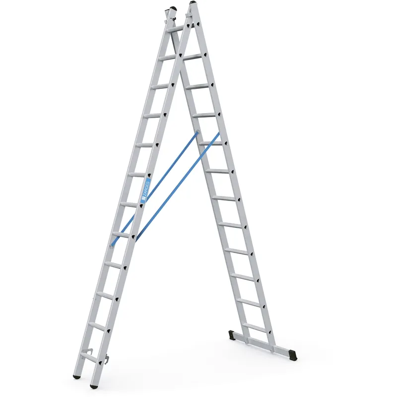 ZARGES Gebördelte Mehrzweckleiter Combimaster DX - 2-teilig Expressversand