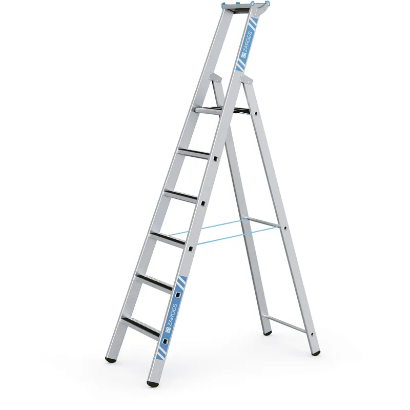 ZARGES Gebördelte Stufen-Stehleiter R13step S Aktuell