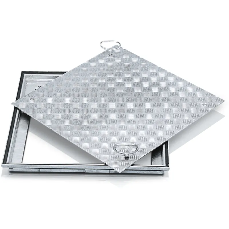 ZARGES Schachtabdeckung Edelstahl V2A mit Deckplatte Mega-Angebot