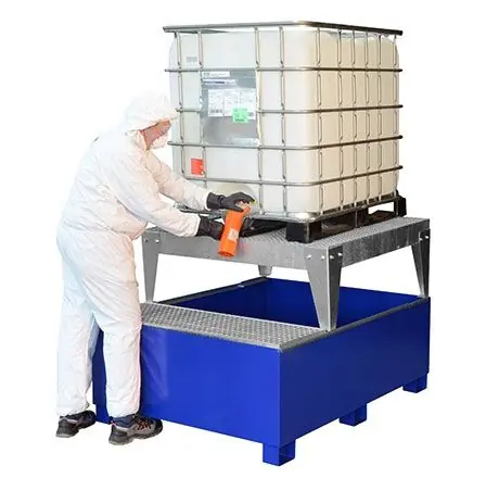 CEMO IBC-Stahl-Auffangwanne Markenprodukt