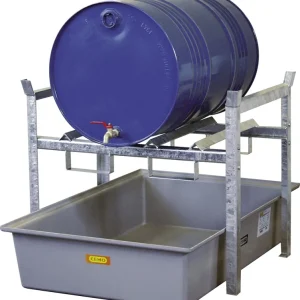 CEMO Fassregal Typ 400 mit GFK-Auffangwanne 220 Liter Knallerangebot