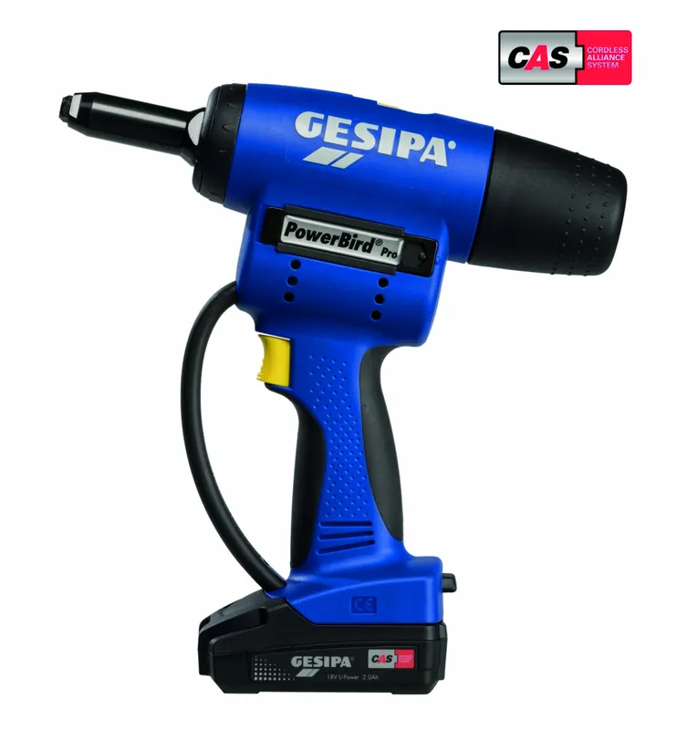 Aktuell GESIPA PowerBird Pro Gold Edition CAS in L-BOXX