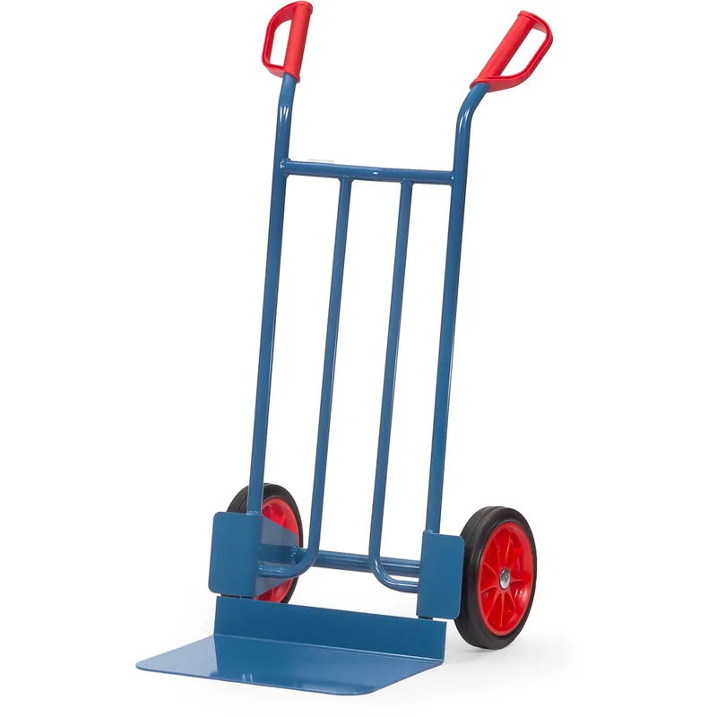 fetra Stahlrohrkarre pulverbeschichtet blau/RAL 5007 Top-Angebot