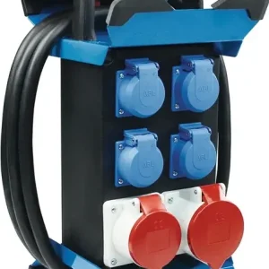 CEE-Standstromverteiler STECKY 12 CEE-Stecker 400V,32 A,5-polig AS-SCHWABE Abverkauf