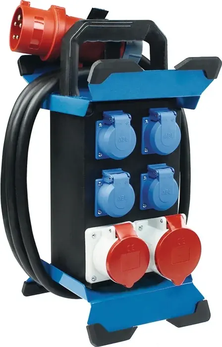 CEE-Standstromverteiler STECKY 12 CEE-Stecker 400V,32 A,5-polig AS-SCHWABE Abverkauf