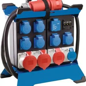 Preisreduziert CEE-Standstromverteiler STECKY DUO 4 CEE-Stecker 400V,32 A,5-polig AS-SCHWABE