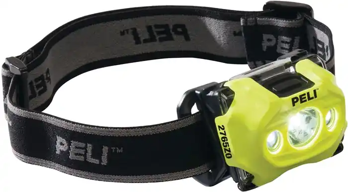 LED-Kopfleuchte 2765 Z0 4,5 V f.Batterien 3xAAA Micro 3xAAA Micro PELI Schnäppchen