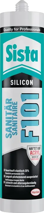 Angebot Sanitärsilikon F101 transp.300 ml Kartusche SISTA VE: 12 Stück