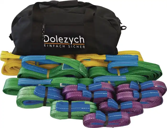 Neue Ware Schlaufenband-Set DIN EN 1492-1 14-teilig DOLEZYCH