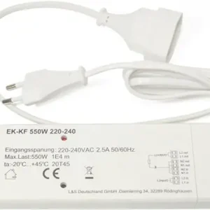 Ausverkauf HV-Funkschalterset 230 V 575 W weiß L&S