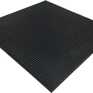Preisknaller Antivibrationsmatte B.0,5m L.0,5m D.10mm schwarz NR/SBR o.Gewebeeinlage